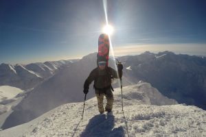 Off piste riding Romania