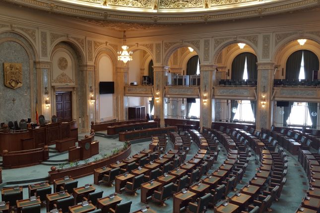 Inside Palace of Parliament