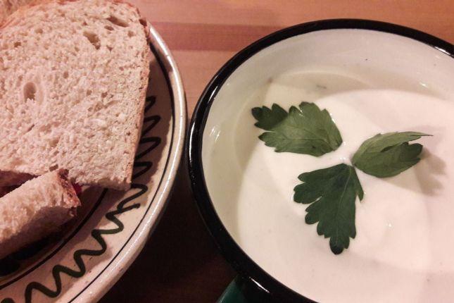 Garlic soup - only available for groups bigger than 8 persons. 