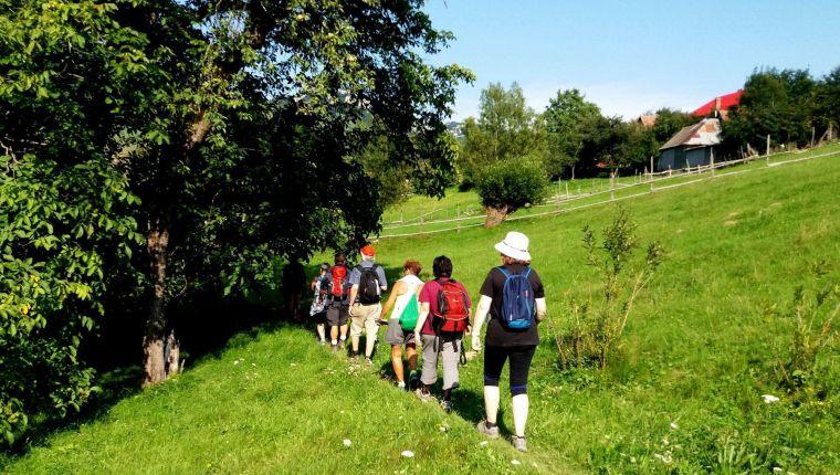 Hiking in the villages