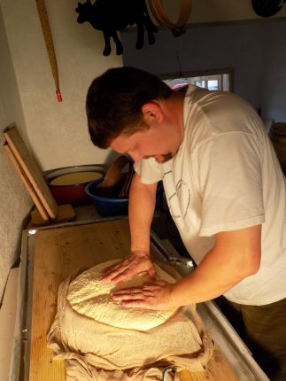 Pressing in mold