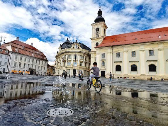 Evening in Sibiu, Romania : r/europe