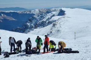 Off piste riding Romania