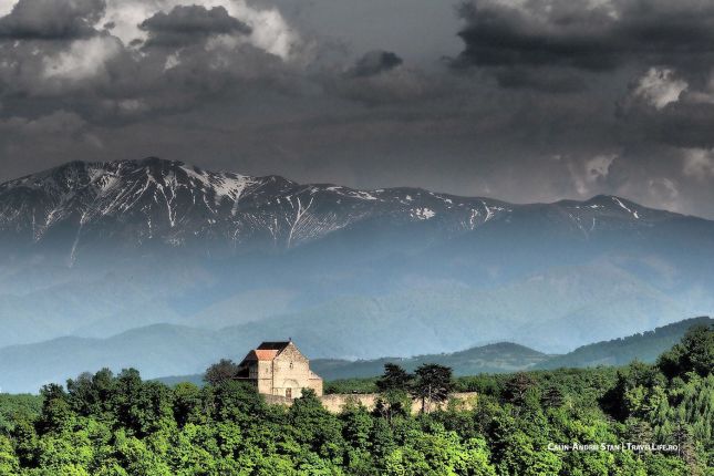 View above the village