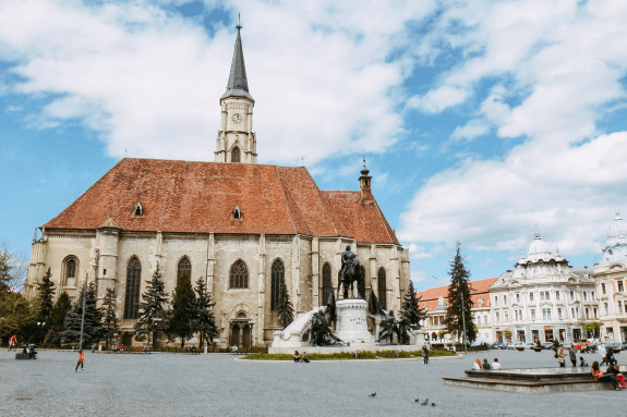 St. Michael church, Unirii Square