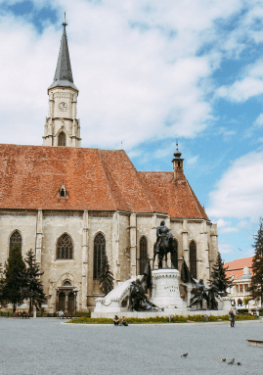 St. Michael church, Unirii Square