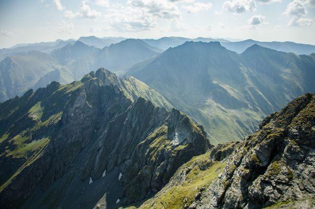 On the main ridge