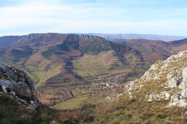 View from top of Székely Stone