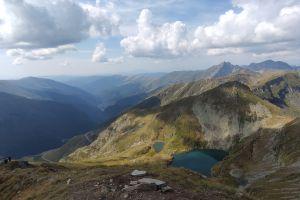 On the main ridge, up in the clouds