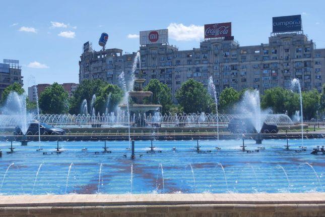 Walk and smile in Bucharest