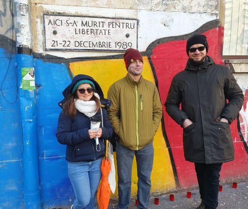 Walk and smile in Bucharest