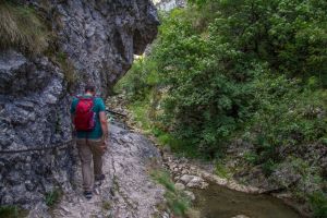Hiking in Turda Gorge