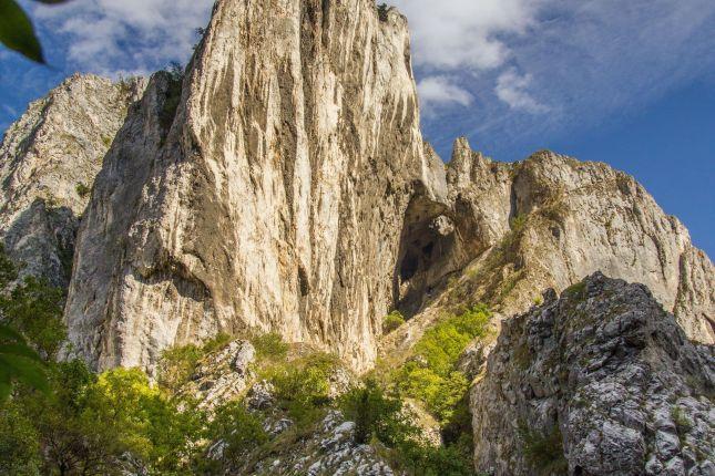 Hiking in Turda Gorge near Cluj-Napoca