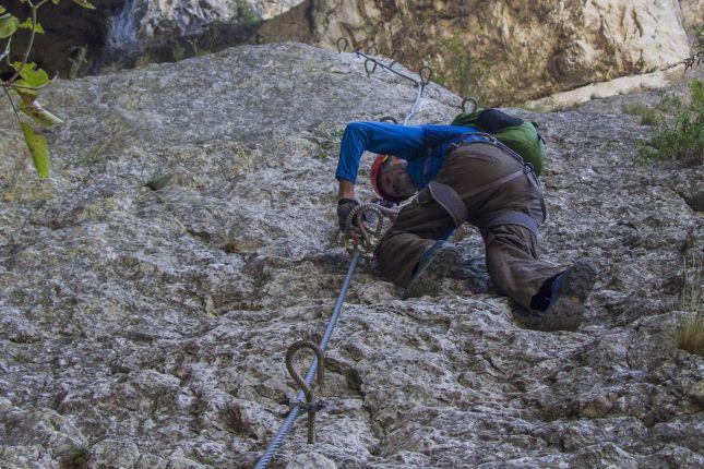 Via Ferrata - middle section