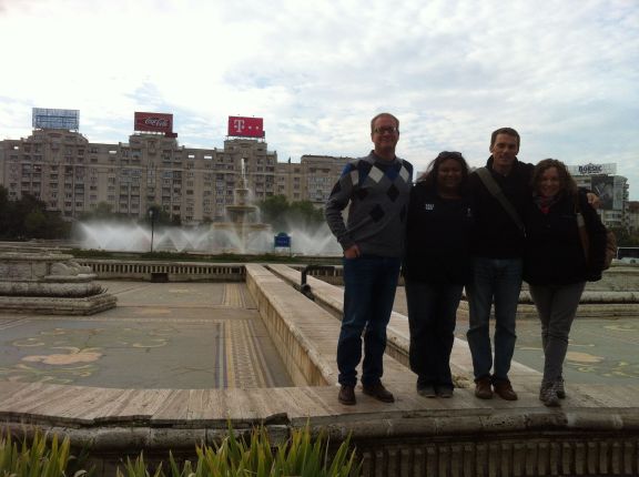 Walk and smile in Bucharest