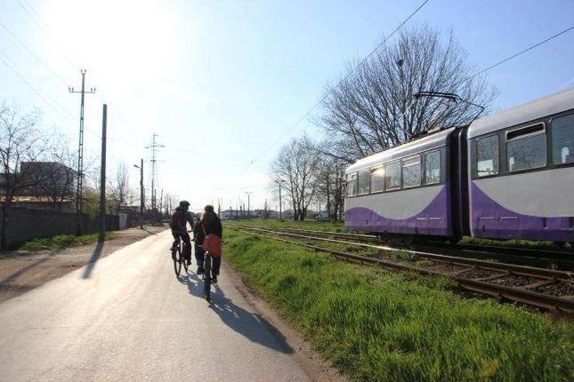 Timisoara's colour of the public transport and the colours of the local football team