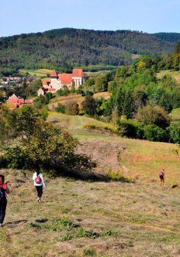 Panoramic view over Biertan