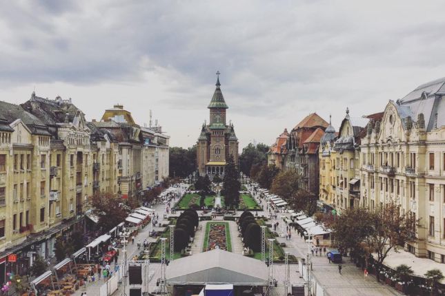 City tour of Timisoara