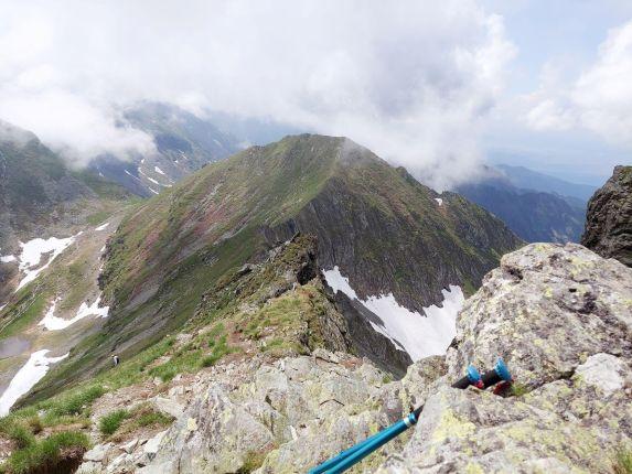 Hiking through the clouds
