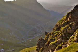 Enter Fagaras Mountains via Transfagarasan Highway