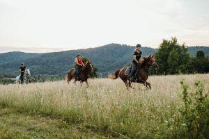 Horse riding trip in Transylvania, Romania