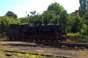 The old train in Oravita 